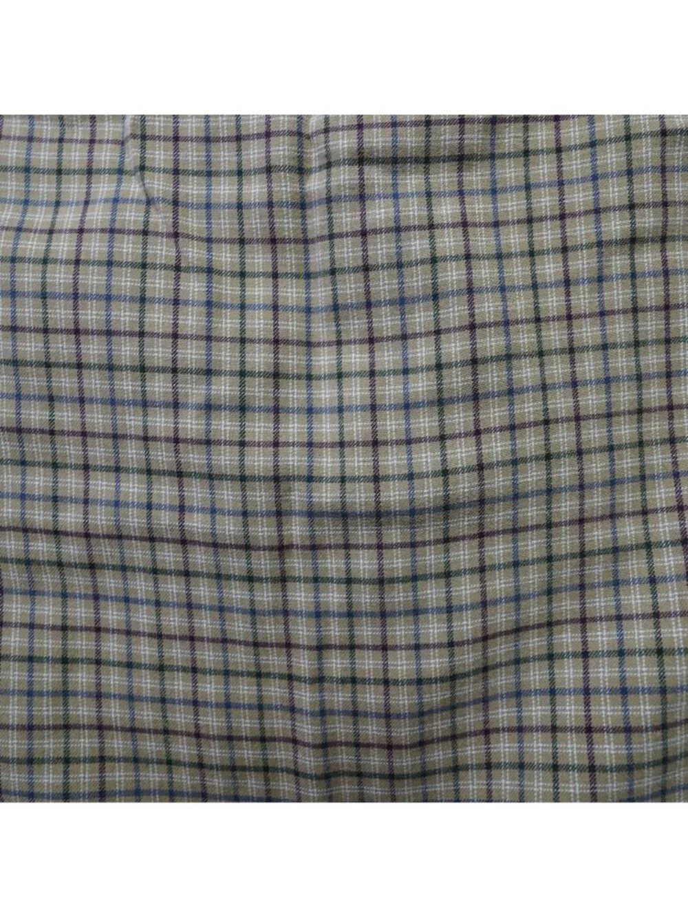 Eddie Bauer Button Up Shirt Mens Large Tan Plaid Relaxed Fit Long Sleeve Cotton - Picture 9 of 9